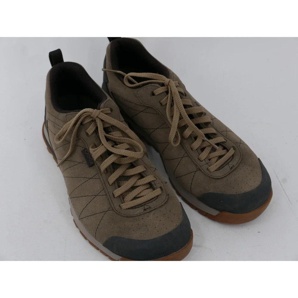Oboz Bozeman Shoes Brown Suede Comfort Trail Hiking Low Sneakers Men's Size 8